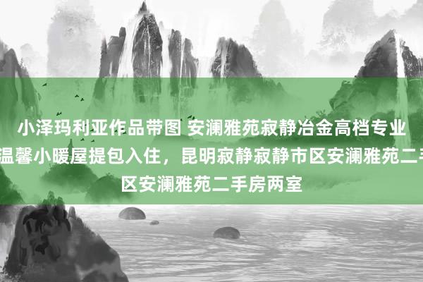 小泽玛利亚作品带图 安澜雅苑寂静冶金高档专业旁 77平温馨小暖屋提包入住，昆明寂静寂静市区安澜雅苑二手房两室